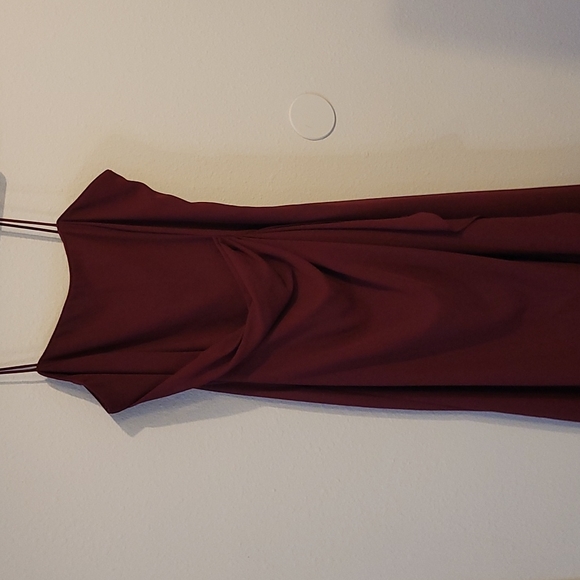 Maroon Prom Dress - Picture 3 of 9